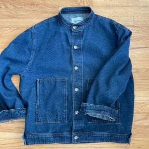 Henrik Vibskov D-Jacket Denim jacket in Dark Indigo